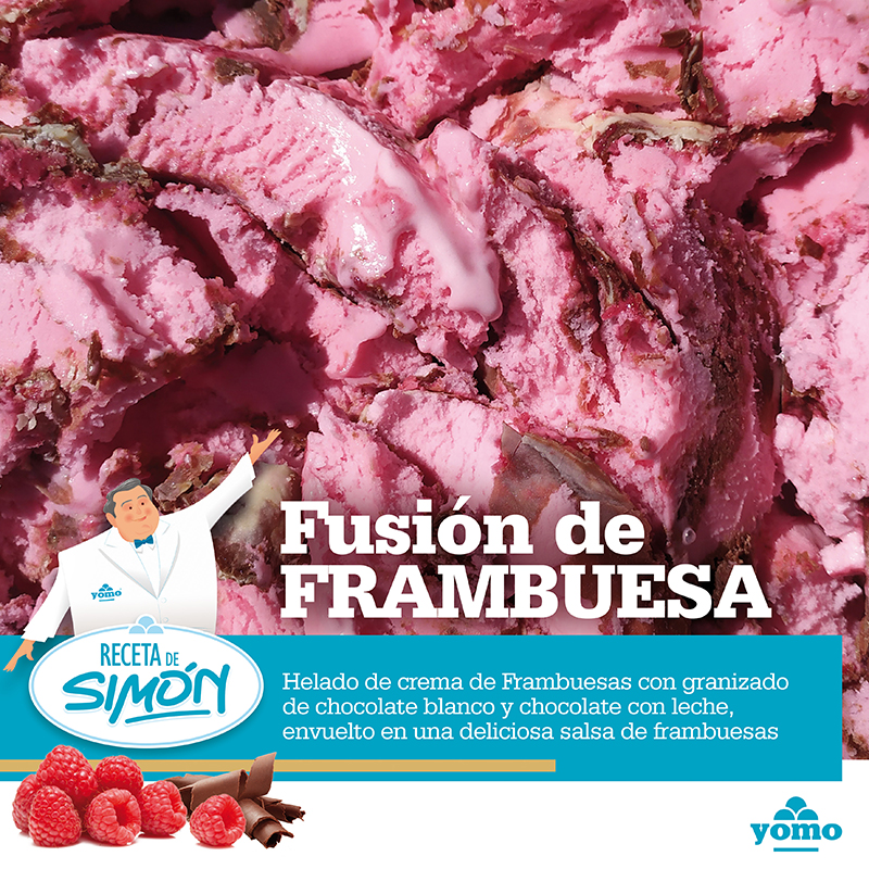 Nuevo sabor de estación: FUSIÓN DE FRAMBUESAS